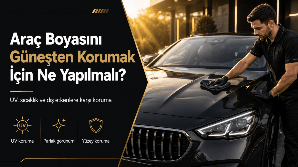 Araç Boyasını Güneşten Korumak İçin Ne Yapılmalı?